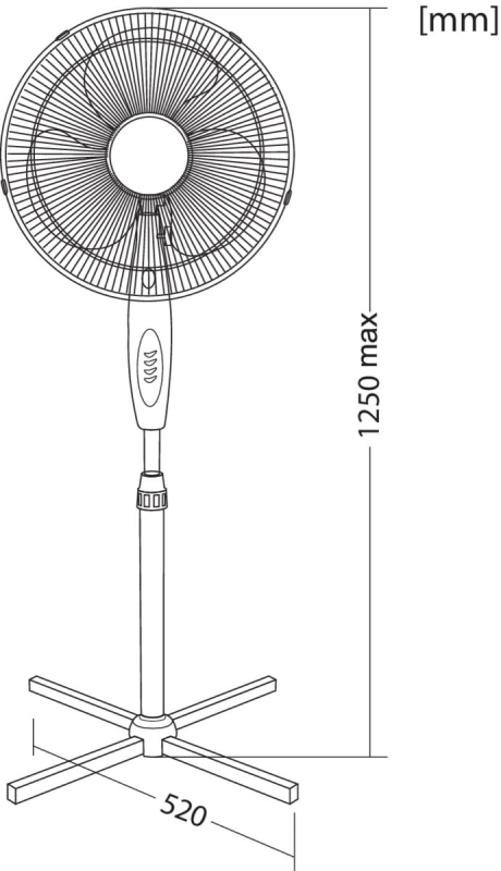 Wentylator stojący Kanlux Vento-40B