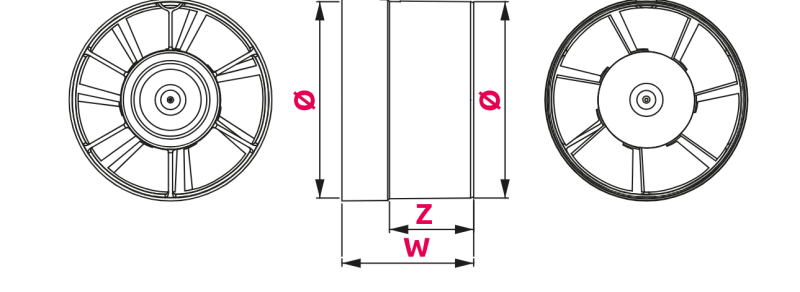 Wentylator Awenta WKA