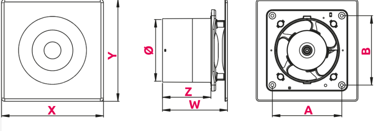 Wentylator Awenta Loop