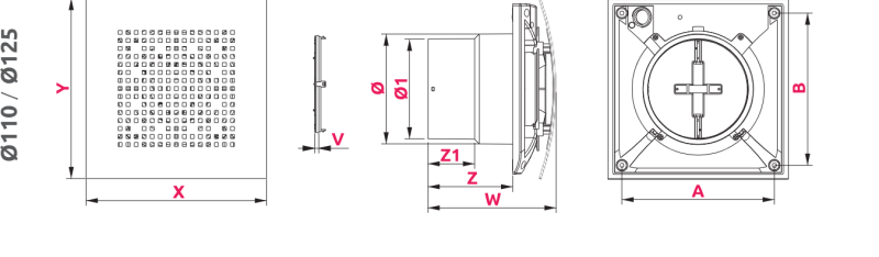 Wentylator Awenta Pulsar WPAB