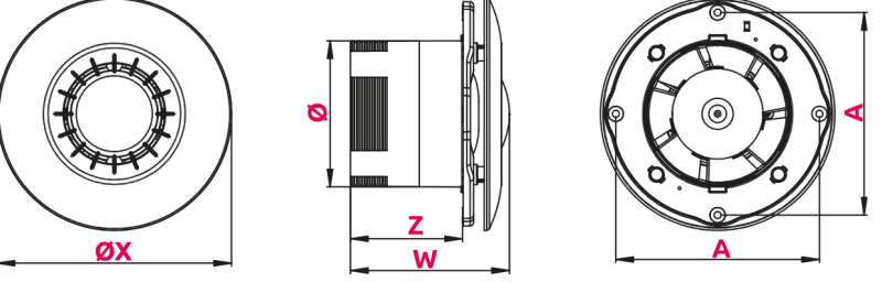 Wentylator sufitowy Awenta Astro