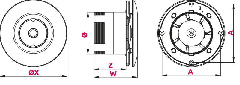 Wentylator sufitowy Awenta Orbit