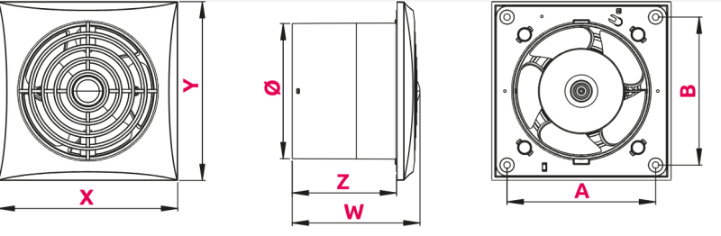 Wentylator Awenta Silence