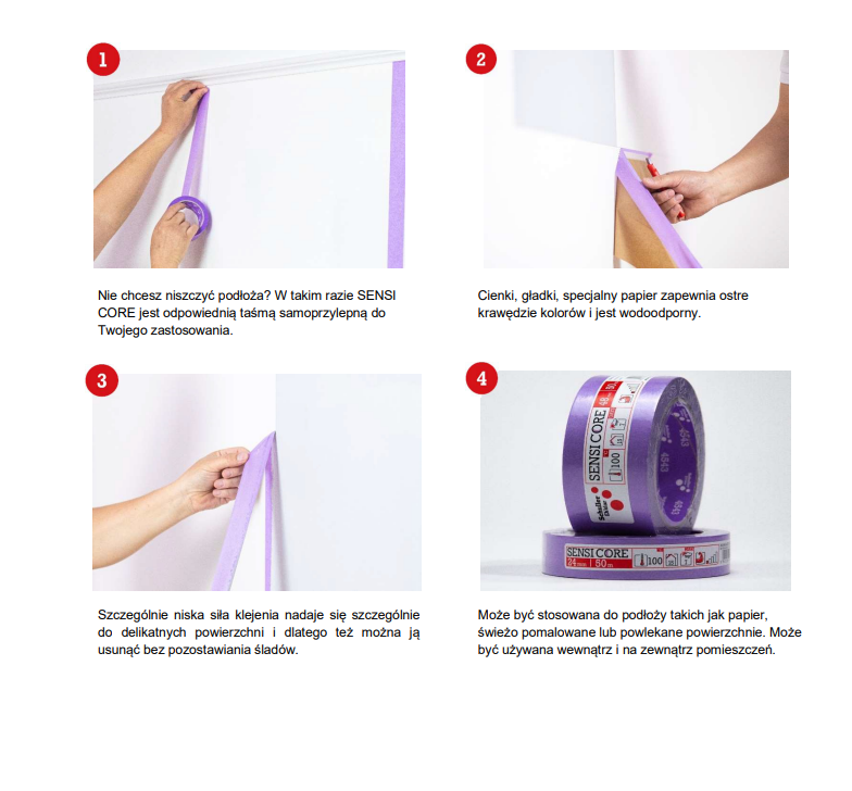 Taśma malarska Schuller Sensi Core