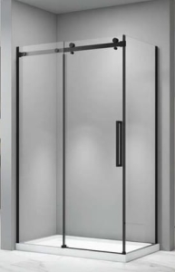  Drzwi prysznicowe przesuwne Roth Ob Line black 120cm 