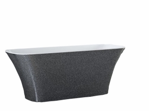 Wanna Wolnostojąca Besco Assos S-line Glam 160 grafitowa- DODATKOWO 5% RABATU NA KOD BESCO5