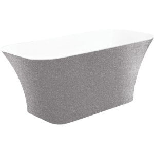 Wanna Wolnostojąca Besco Assos S-line Glam 160 srebrna- DODATKOWO 5% RABATU NA KOD BESCO5