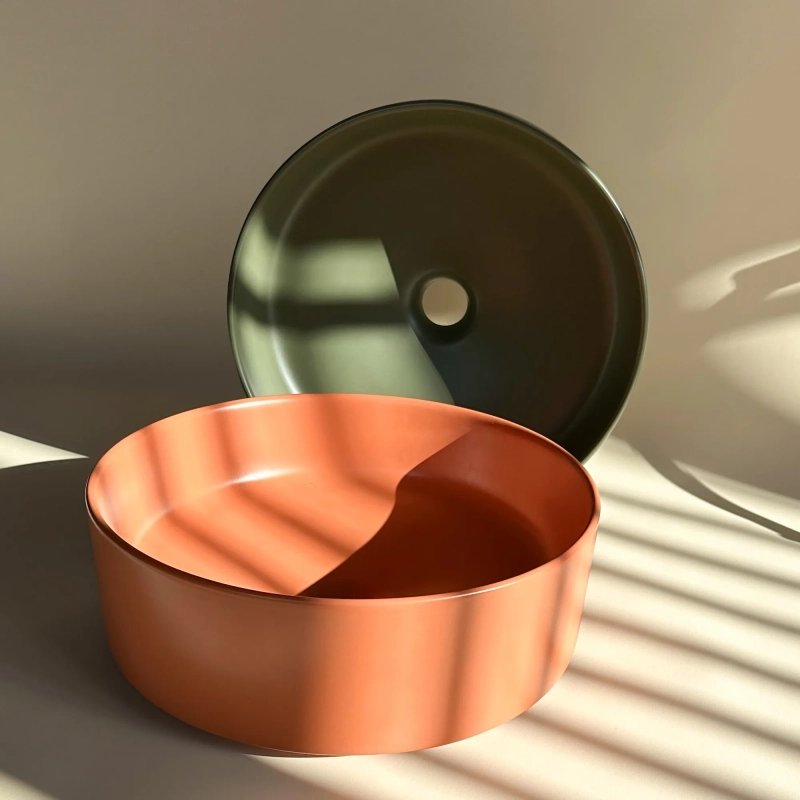 Umywalka nablatowa Rea Terra matt