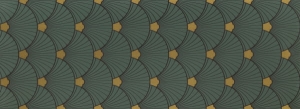 Dekor Ścienny Tubądzin Sophisticated Green 32,8x89,8x1,0
