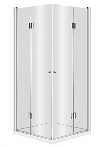 Kabina prysznicowa kwadratowa Deante Kerria 80x80x200 drzwi łamane 