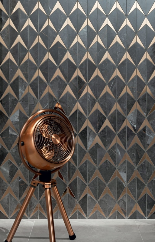 Mozaika ścienna Tubądzin Brainstorm Graphite 23,1x19,6