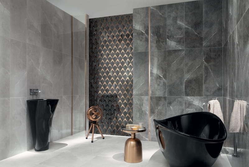 Gres Tubądzin Brainstorm Grey Lap 59,8x59,8x0,8