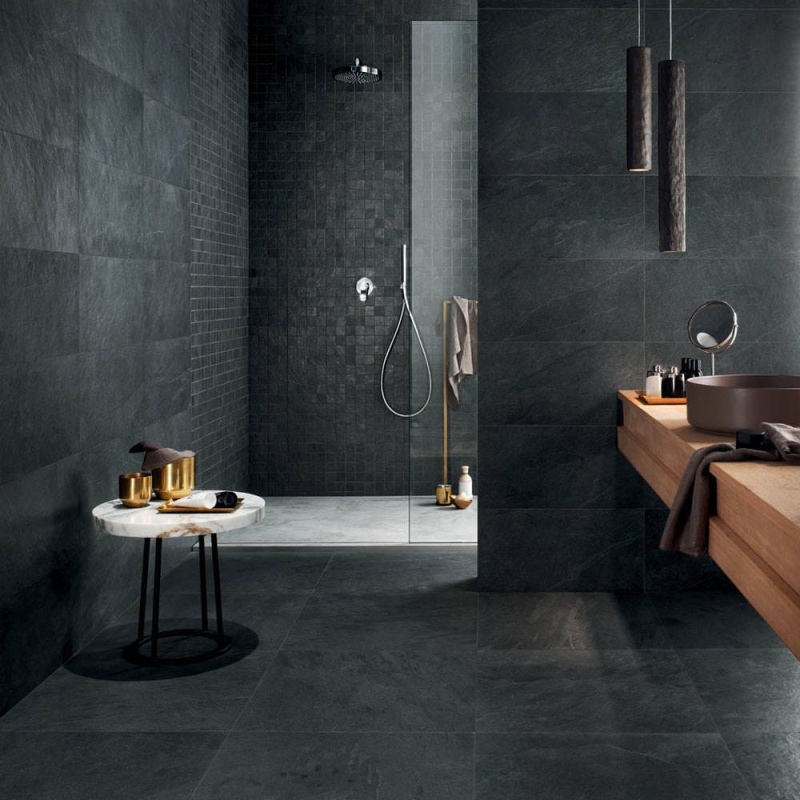 Gres Lea Ceramiche Waterfall Dark Flow Natural 45x90