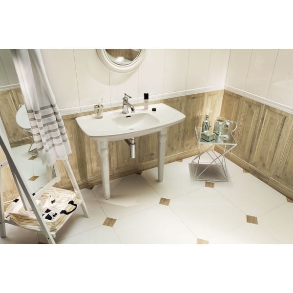 Gres Tubądzin Royal Place White Lap 59,8x59,8x0,8