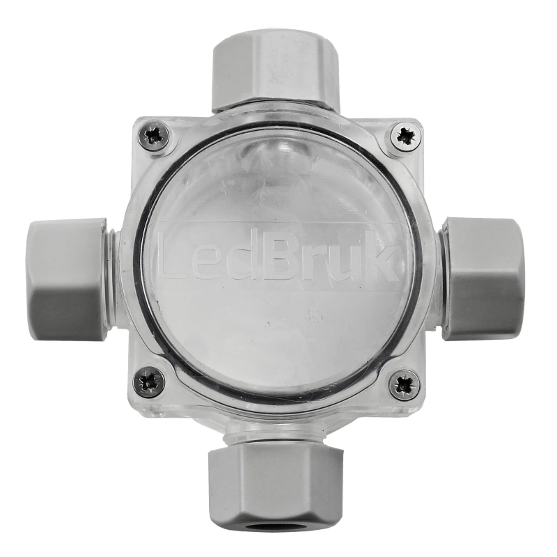 Puszka hermetyczna PG11 IP68 4 dławiki PLASTROL