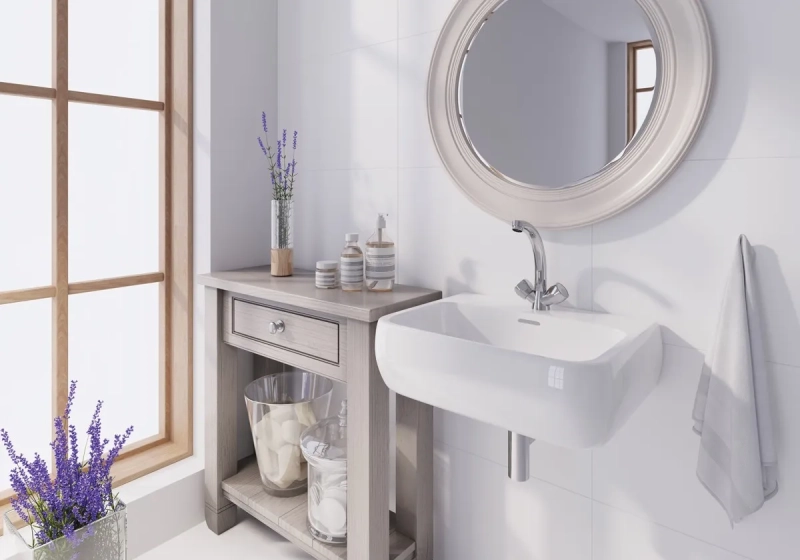 Bateria umywalkowa TENO Deante BON_020D