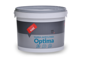 Farba akrylowa do ścian i sufitów KABE OPTIMA  10l