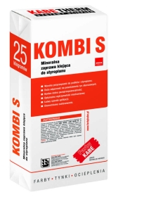 Mineralna zaprawa klejąca do styropianu Kabe Kombi S 25 kg
