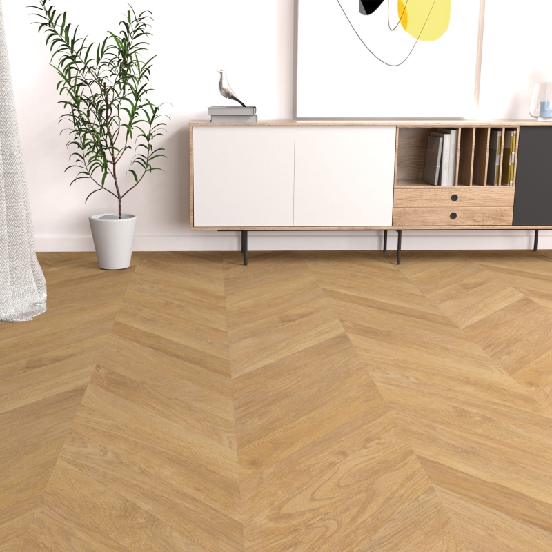 Panele podłogowe laminowane wodoodporne jodełka CHEVRON NATURAL FAUS op.2,08m2