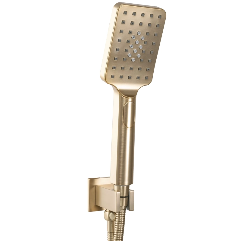 Zestaw Natryskowy Podtynkowy Rea Parker Gold szczotkowany + box-