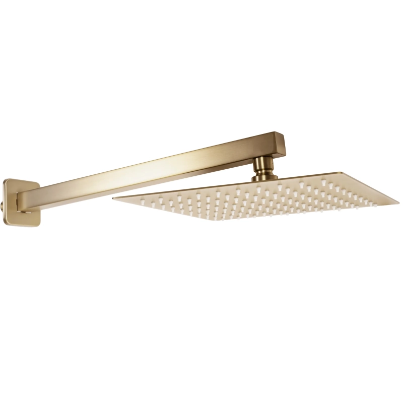 Zestaw Natryskowy Podtynkowy Rea Parker Gold szczotkowany + box-