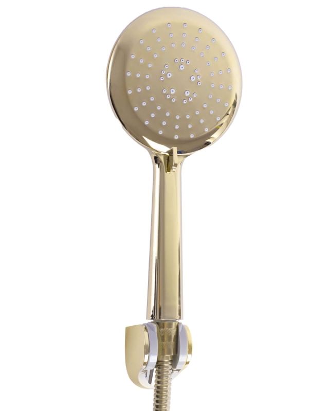 Bateria Prysznicowa ze słuchawką Rea Bloom Black/Gold