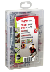 Zestaw kołków Profi-Box Duopower Fischer 541109 150 elementów