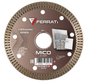Tarcza diamentowa do ceramiki 115mm MICO Ferrati F20107