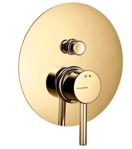 Bateria prysznicowa podtynkowa Palazzani Digit gold 12117553