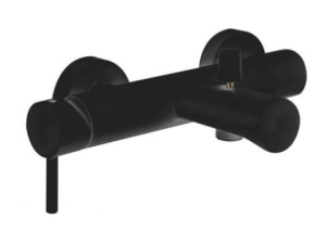 Bateria wannowa ścienna Palazzani Digit black mat 02101538