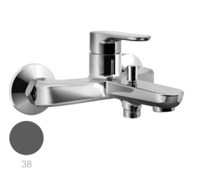 Bateria wannowa Palazzani Italo black mat 91101538