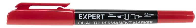 Marker permanentny dwustronny Dual Tip Expert