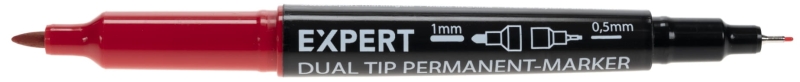 Marker permanentny dwustronny Dual Tip Expert