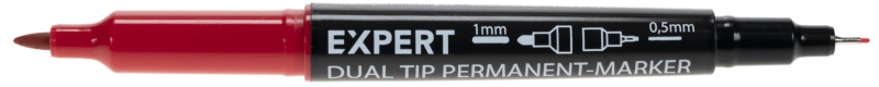 Marker permanentny dwustronny Dual Tip Expert