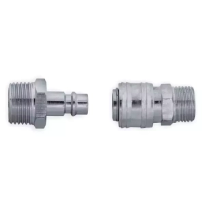 Komplet szybkozłączek PANSAM A535402 gwint zewnętrzny 1/4"