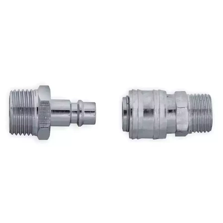 Komplet szybkozłączek PANSAM A535402 gwint zewnętrzny 1/4"