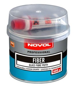 Szpachla samochodowa Novol Fiber dwuskładnikowa 600g