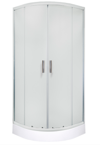 Kabina prysznicowa półokrągła KERRA Malibu 90 cm z brodzikiem