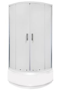 Kabina prysznicowa półokrągła KERRA Malibu GL 90 cm z wysokim brodzikiem