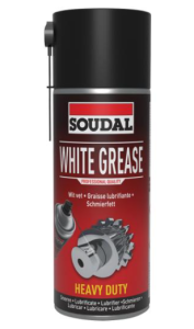 Litowy preparat smarujący Soudal White Grease 400 ml