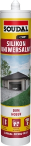 Silikon uniwersalny Soudal czarny 280ml