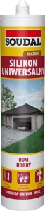 Silikon uniwersalny Soudal brązowy 280ml