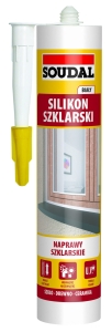 Soudal Silikon Szklarski Bialy 280ml