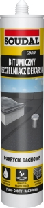 Soudal Uszczelniacz dekarski bitumiczny czarny 280ml