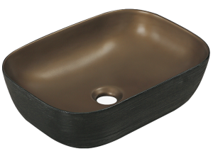 Umywalka nablatowa Kerra KR-78 ciemno-złota