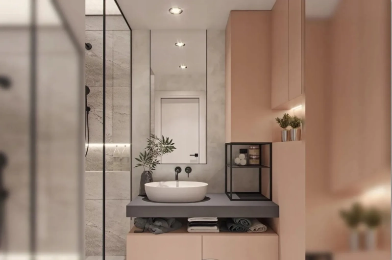 Bateria Umywalkowa podtynkowa Rea Lungo