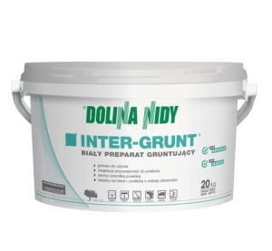 preparat gruntujący Inter-Grunt  Biały Dolina Nidy 20 kg