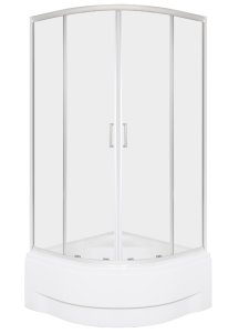 Kabina prysznicowa Kerra Aruba GL 90 chrom z brodzikiem