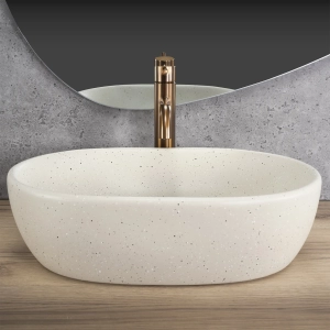 Umywalka Nablatowa Rea Amelia 48 Sandy