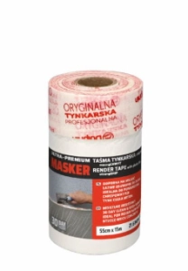 Masker tynkarski 30 DNI z folią malarską Blue Dolphin 55cm x 15m